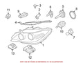 Headlight Seal for BMW (63127248898)
