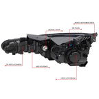 OE Style Projector Headlight Assembly for Elantra SE/SEL (2019–2020)