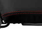 Console Lid Pull Over Cover Leather for Dodge Avenger (2008–2014) Red Stitch