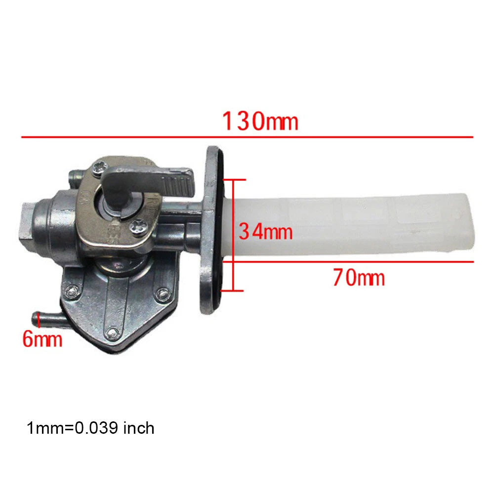 2Pc Gas Tank Fuel Valve Petcock Switch for Kawasaki Vulcan 800 & ZR1200 (1996–2006) 51023-1260