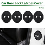 Set of 4 Door Lock Latches Covers for Toyota Land Cruiser 250 (2024–2025) Black