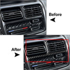 Center Console Air Vent Insert Cover Trim Black for Suzuki Chevrolet Tracker