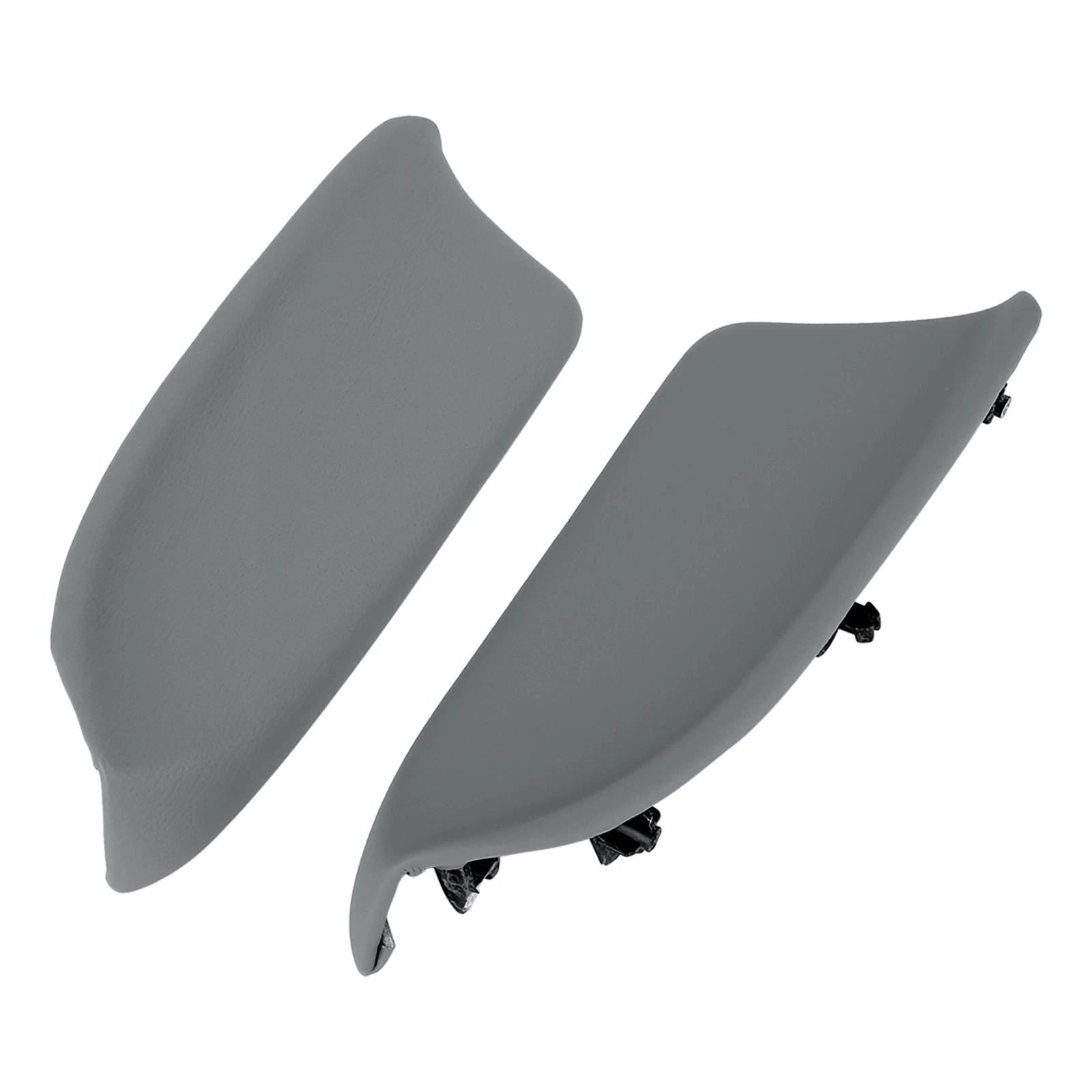 Pair Armrest Lid Pad Covers for Honda Accord (2008–2012) - Gray