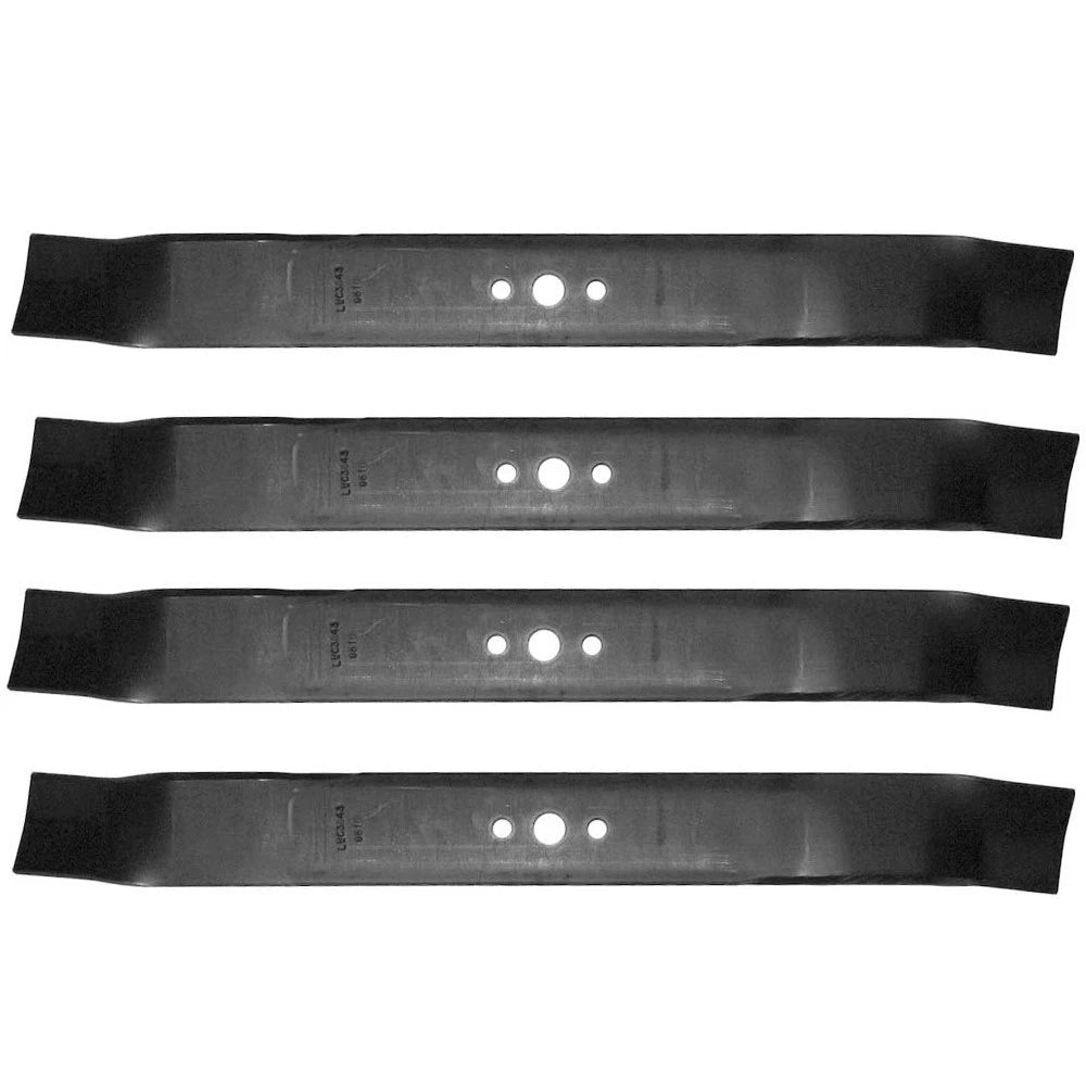 Set of 4 21" Mower Blades for AYP, Husqvarna, Poulan (Fits Multiple Models)