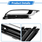 1 Pc Fog Light Grill for Volkswagen CC (2013–2016) Black
