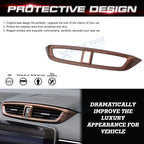Peach Wood Grain Front Center AC Vent Outlet Decor for Honda CR-V (2017-2022)