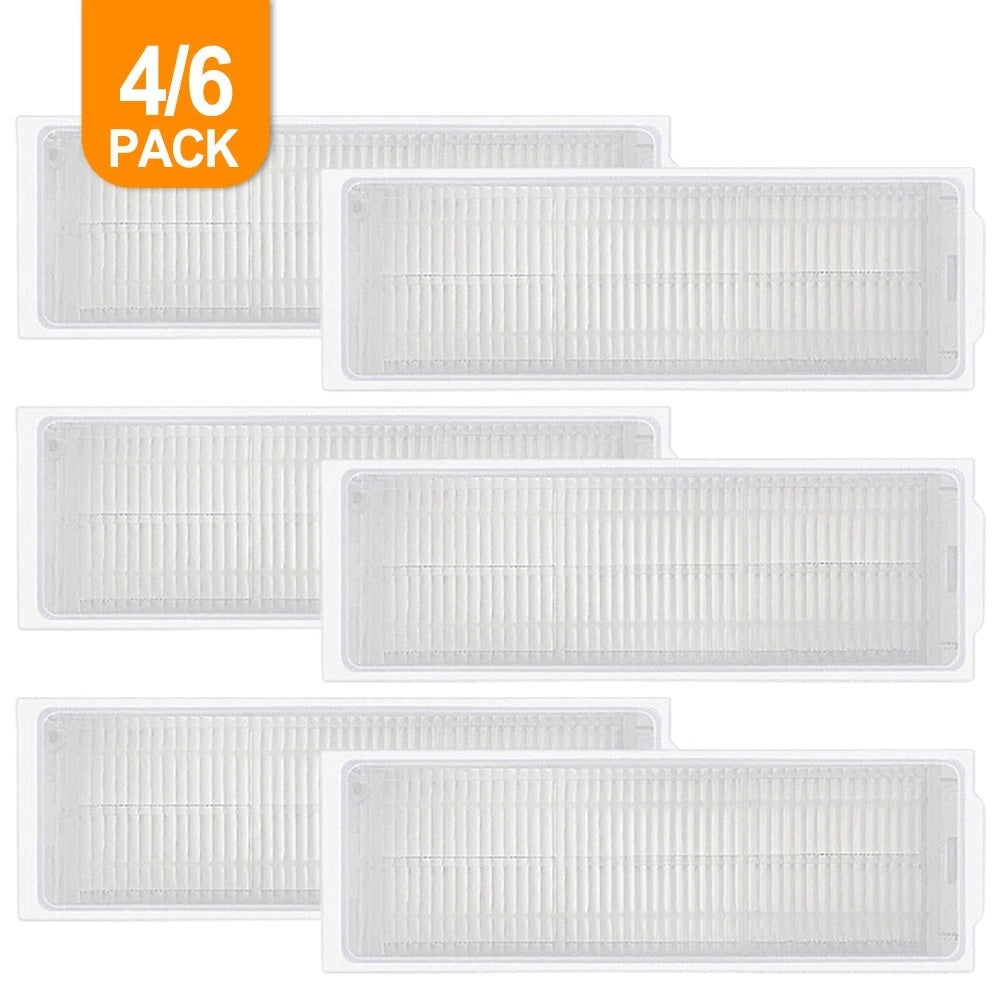 Set of 4 Filter Replacement for Conga 13090 Spin Revol Vacuum Cleaner