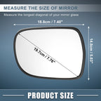 Heated Mirror Glass with Backing Plate for Lexus RX330 RX350 RX400h (2004–2008)
