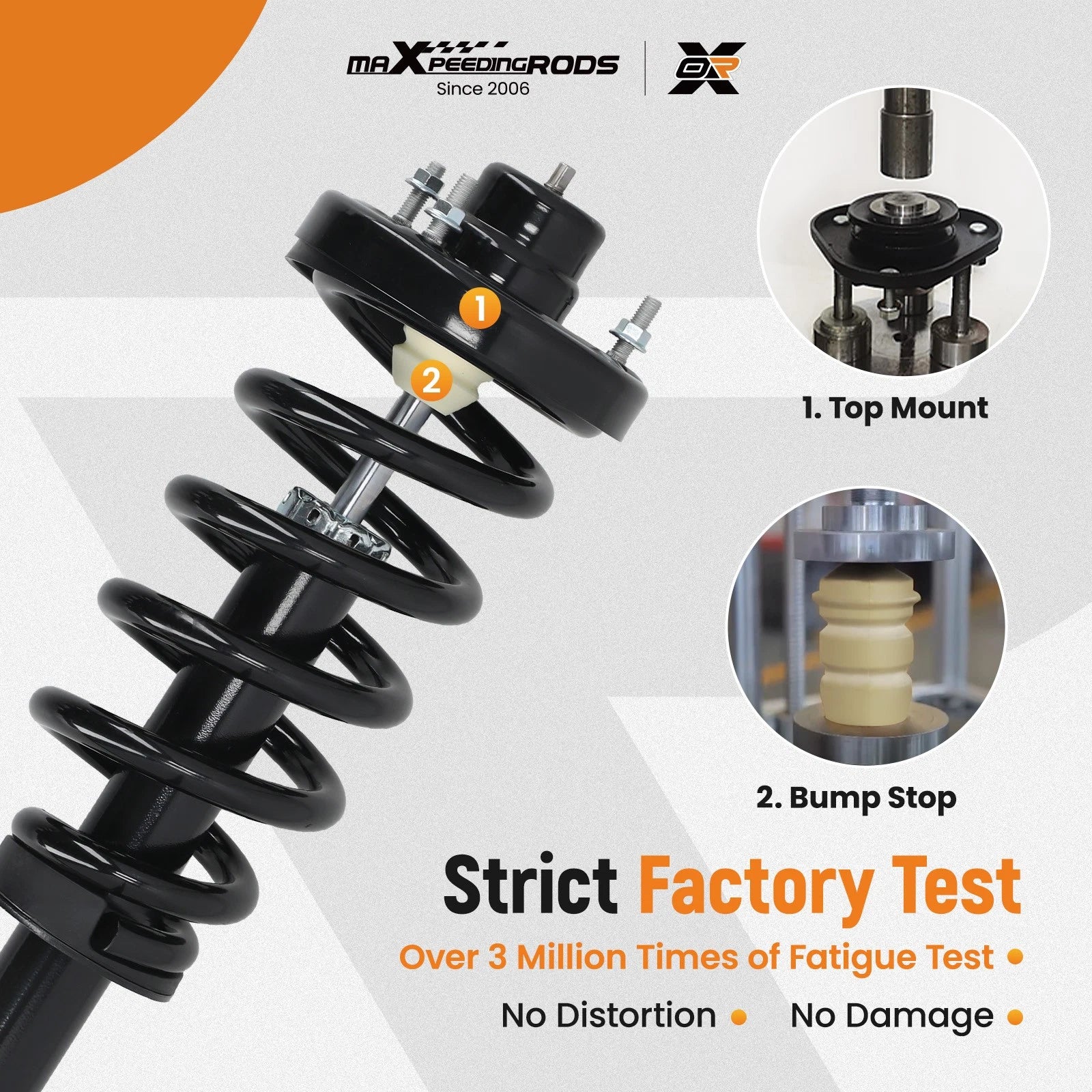 2X Rear Shock Absorbers for Lincoln Navigator (2007-2017)