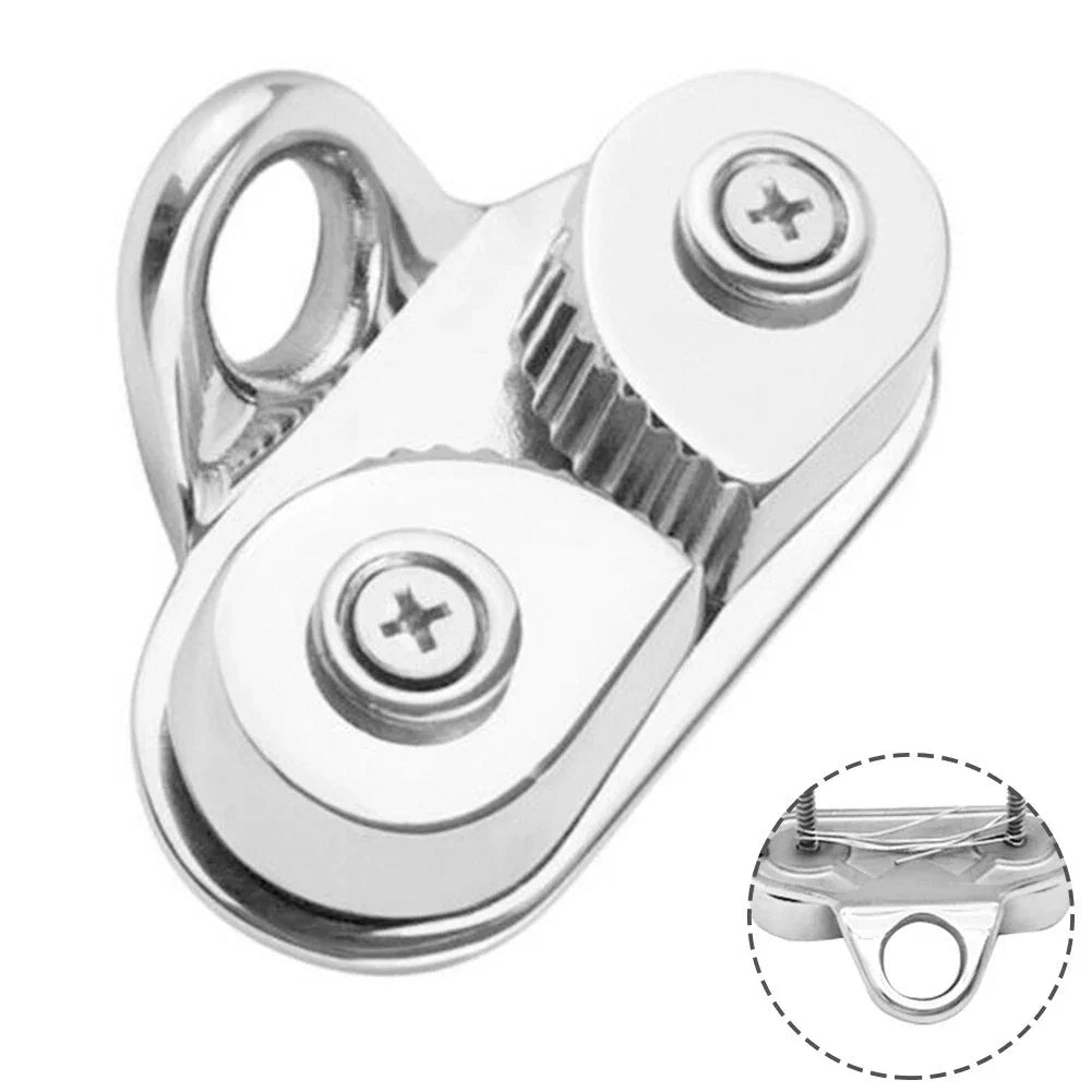 Cam Pulley Rope Clamp Accessory for Boat Sailboat Kayak Canoe
