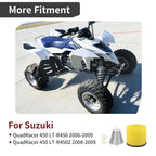 Air Filter & Cage Holder w/ Stopper for Suzuki QuadRacer 450 LT-R450 (2006–2009)