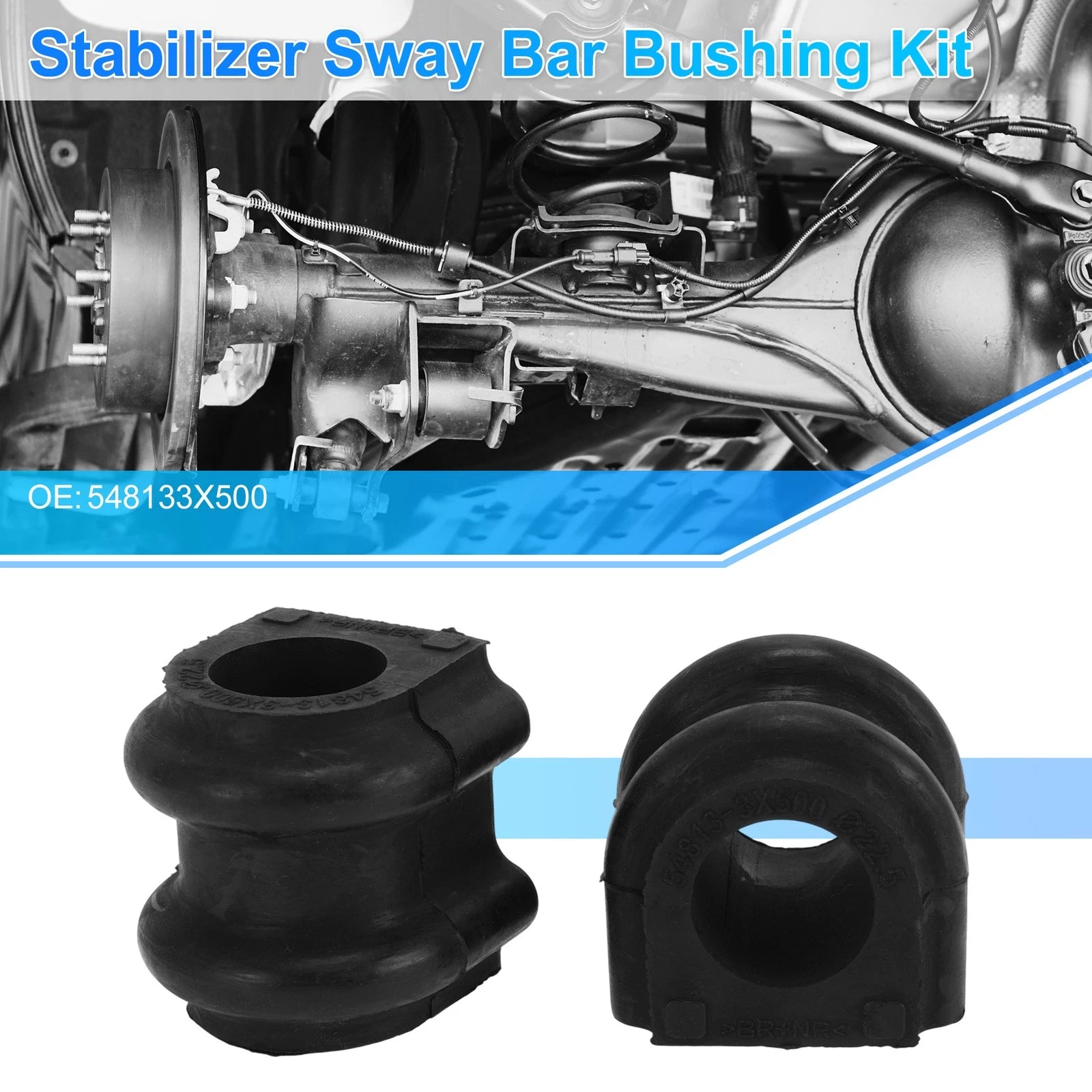 2X Stabilizer Sway Bar Bushing Kit No.548133X500  