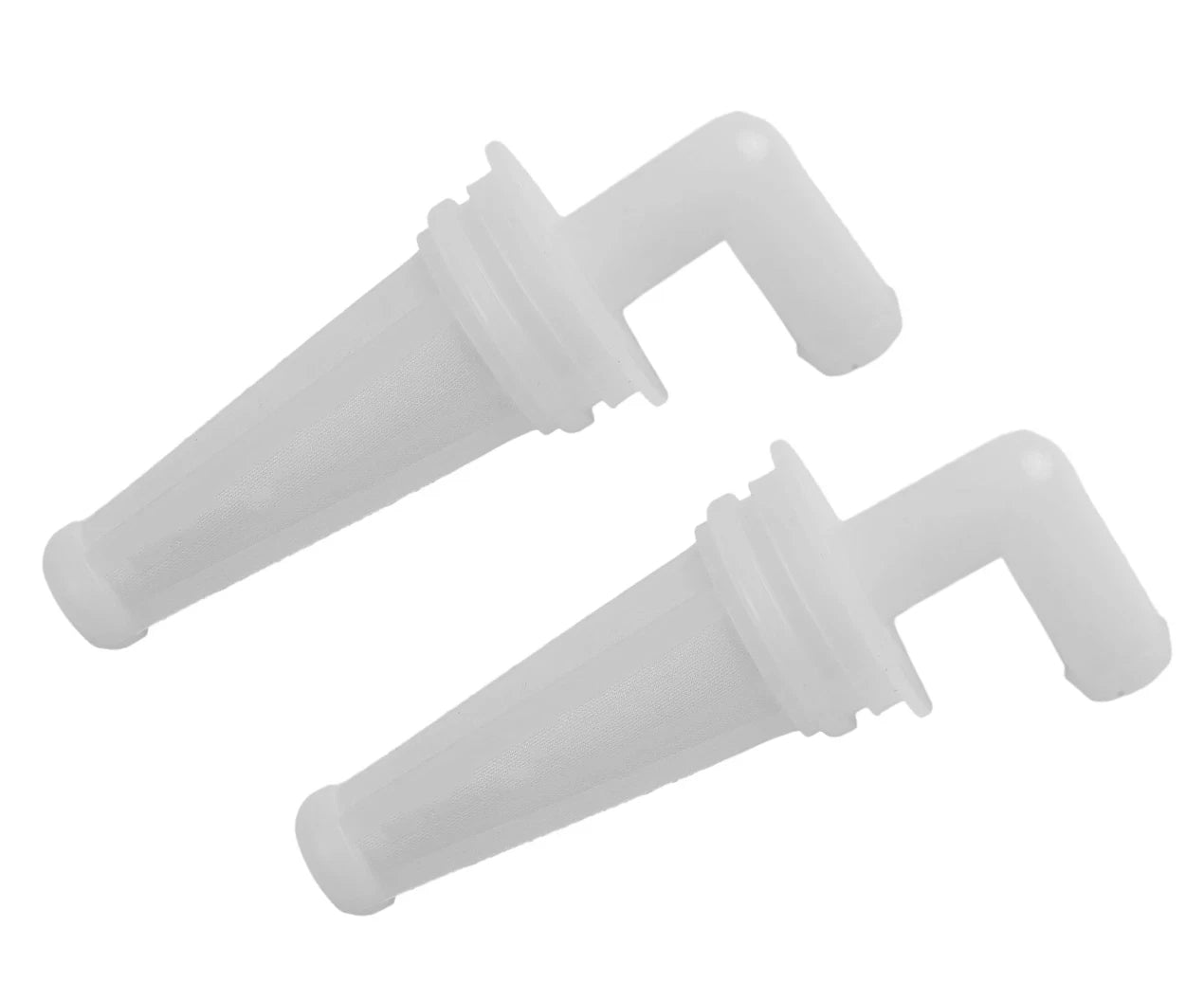 2Pcs Inline Fuel Filter Strainer for Johnson Evinrude V6 150 175 HP (60Deg)