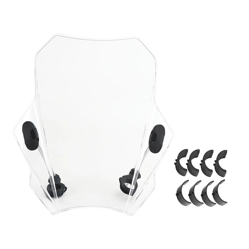 Adjustable Wind Screen Windshield for Universal Motorcycle (22MM 25MM 28MM)