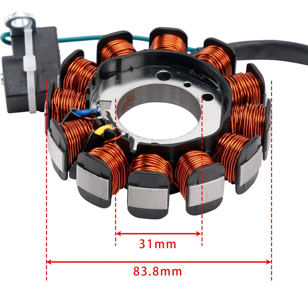 Stator Generator for Piaggio Vespa LX 50 Primavera 50 S 50 Sprint 50 (2009–2017)