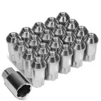 20Pcs J2 7075 Forged Aluminum M12x1.5 Open-End Lug Nut Kit for Universal