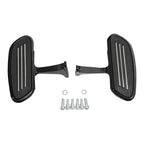 Black/Chrome Passenger Floorboard for Harley Glide (1993–2025)