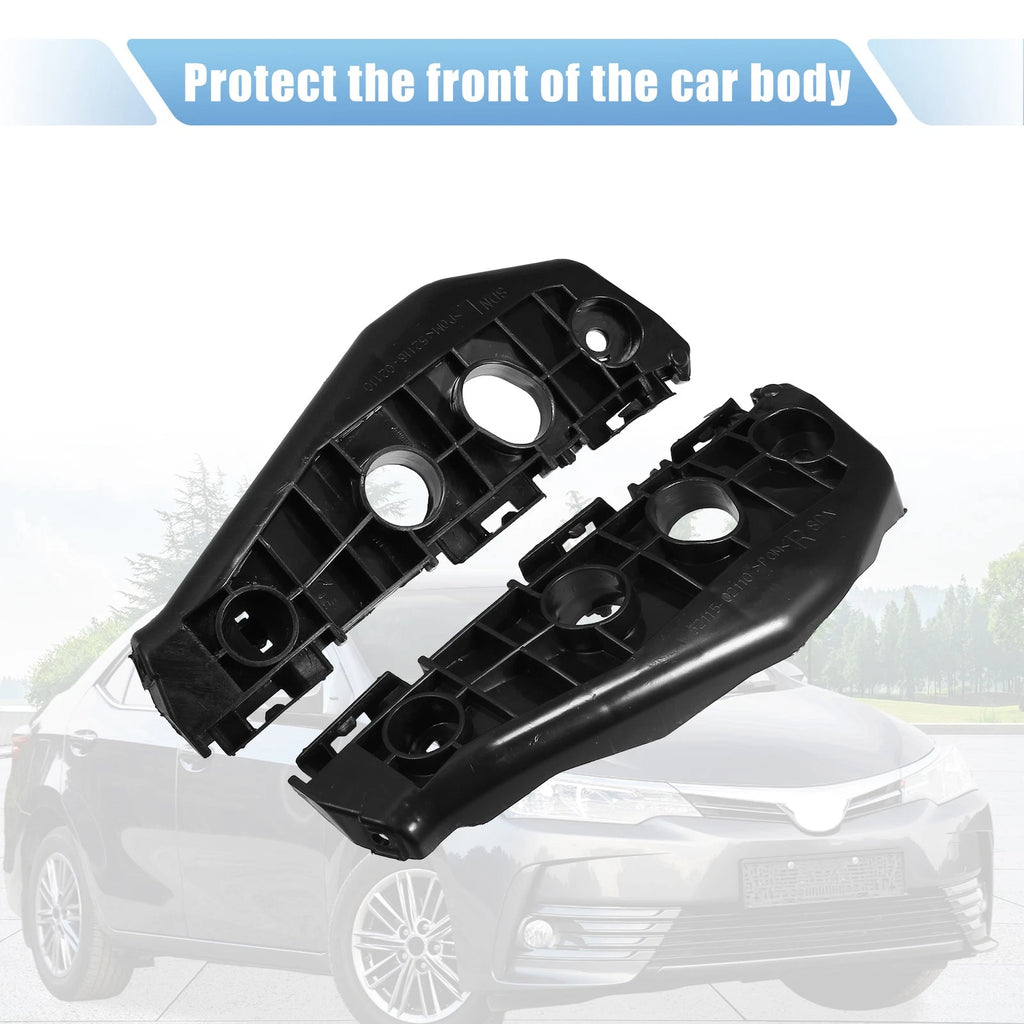 1 Pair Front Bumper Mounting Support Bracket 5211502130 for Toyota Corolla (2009–2011)