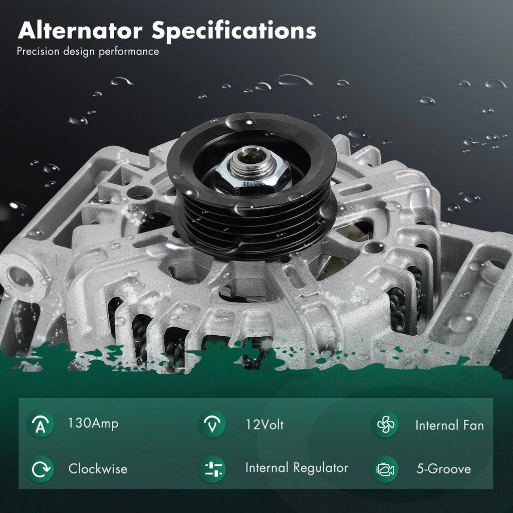 Alternator 130A for Chevrolet HHR (2008–2011) 15923218 12847 FG12S011SP