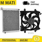 Fan Assembly & Aluminum Radiator for Polaris Ranger Crew 570 900 1000 (2015–2023)