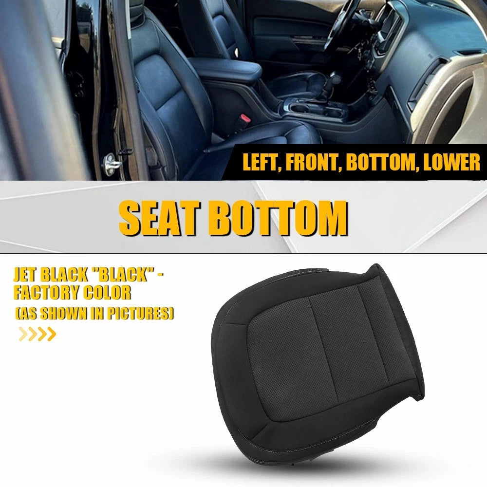 Driver Bottom Cloth Seat Cover for Chevrolet Colorado Crew Cab (2015–2022)