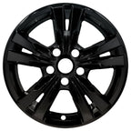 17 Inch Gloss Black Wheel Skins Replacement for Chevy Equinox (2010–2017)