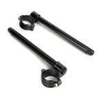 Adjustable Racing Handle Bar for Cafe Racer Motorcycle (7/8", Black)