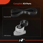 2X Serpentine Belt Drive Component Kit for Honda Element (2003-2011)