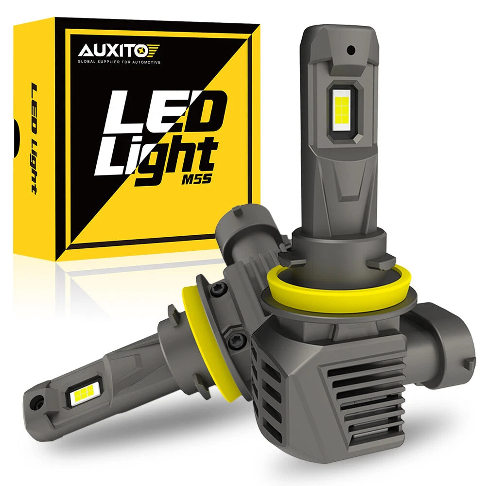 AUXITO H11 H8 LED Headlight Kit for Low Beam (6000K, 40000LM)