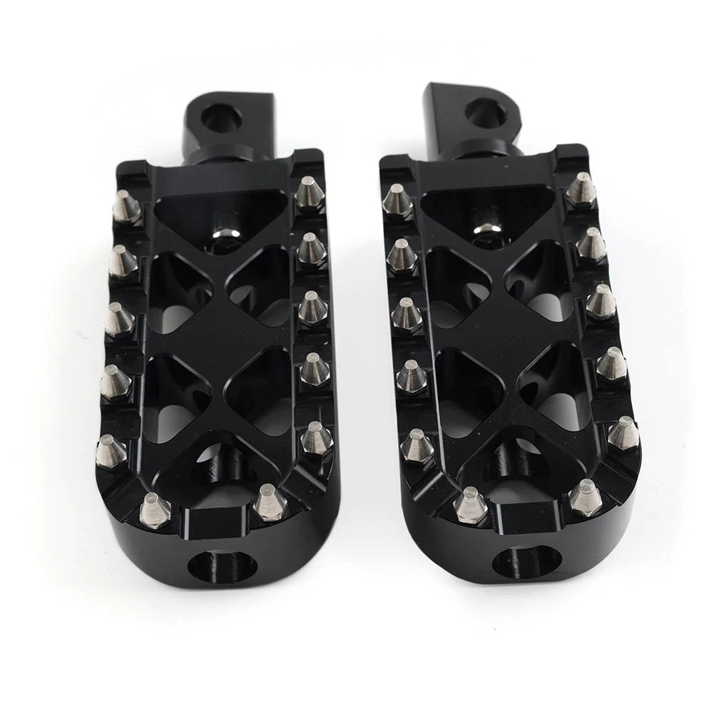 2X Foot Pegs Floorboard MX Style Pedals for Harley Touring Softail Dyna