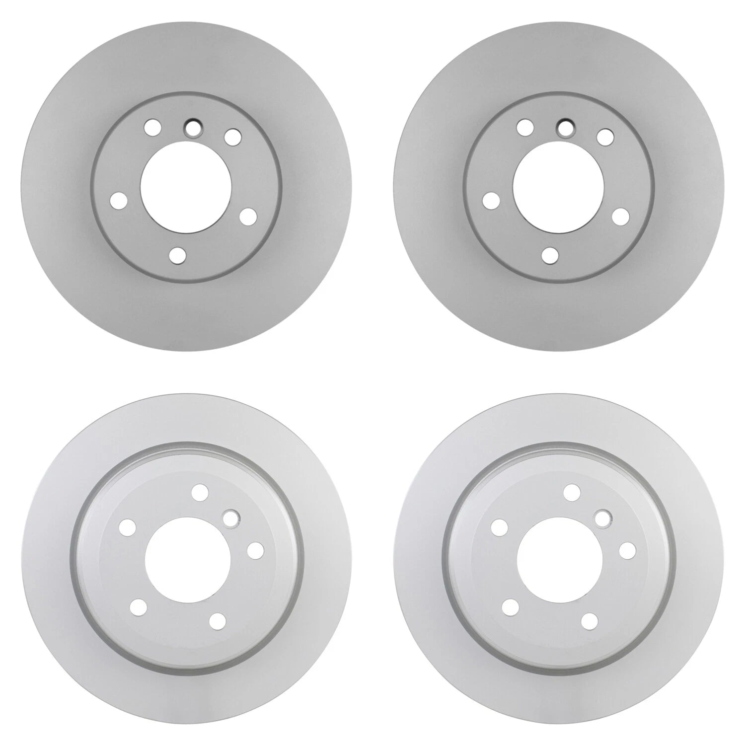 Set of 4 Bosch QuietCast Disc Brake Rotors & Pads for BMW E92 328i (2011–2013)
