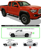 iBoard Running Boards for Toyota Tacoma Access Cab (2005-2023)