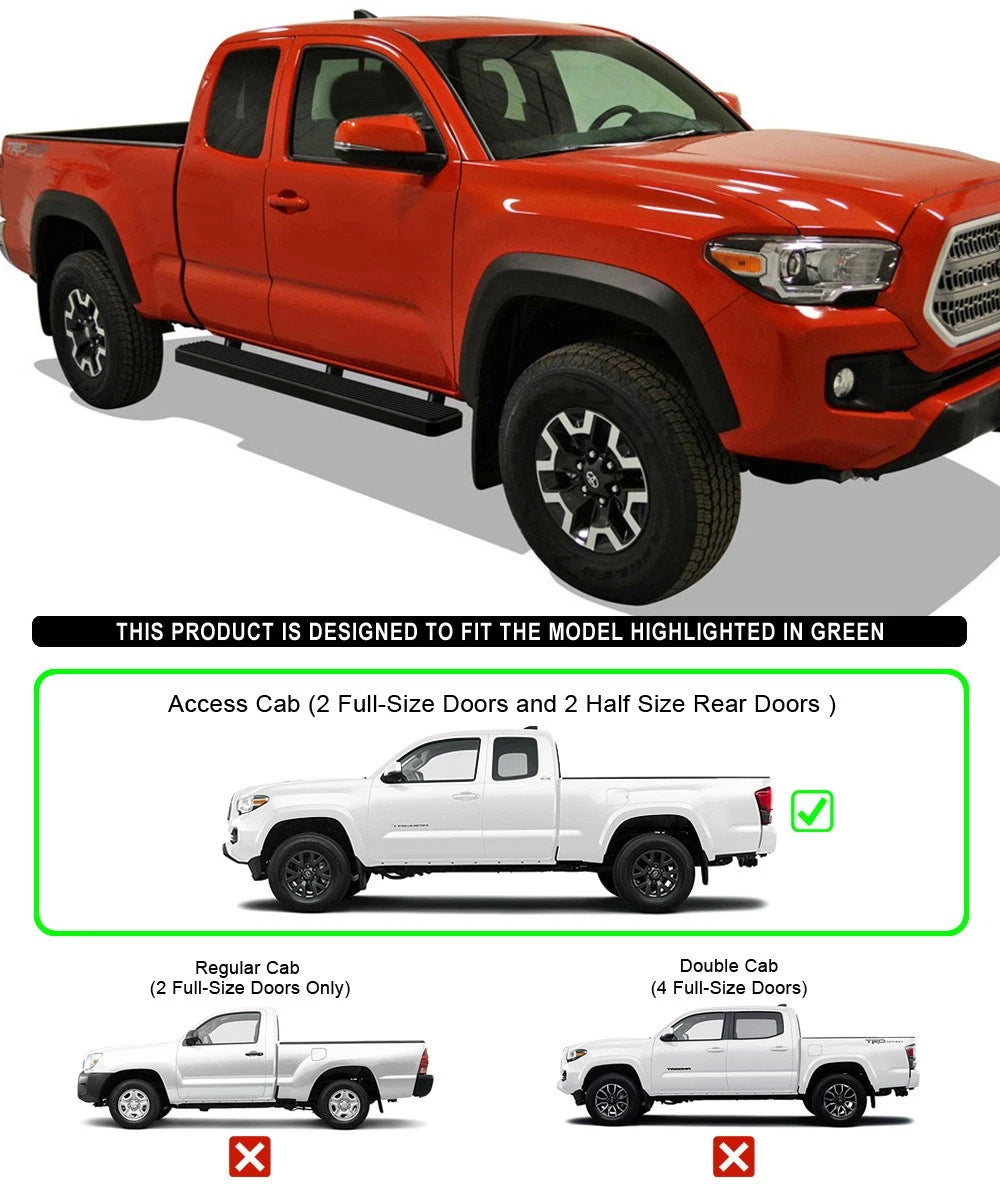 iBoard Running Boards for Toyota Tacoma Access Cab (2005-2023)