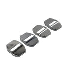 Black Door Lock Covers for BMW F40, F45, Benz C-Class, Maserati