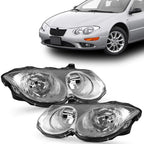Headlight Pair Without Bulbs for Chrysler 300M (1999–2004)
