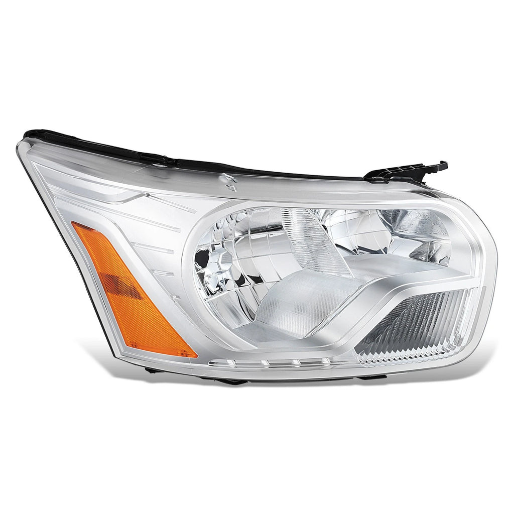 Right Side Headlight Lamp w/Chrome Housing for Ford Transit 150 250 350 (2015–2023)