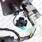 Single Engine Key Switch Assembly for Yamaha Outboard (704-82570-12-00)