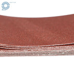 Set of 5 Sanding Belts 6" × 48" 80 Grit Aluminum Oxide