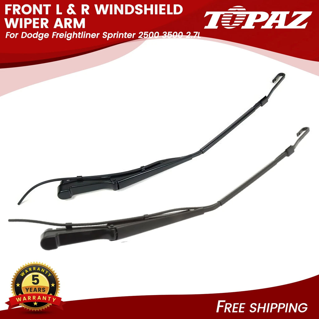Set of 2 Front Windshield Wiper Arms for Sprinter 2500 3500 (2002–2006)