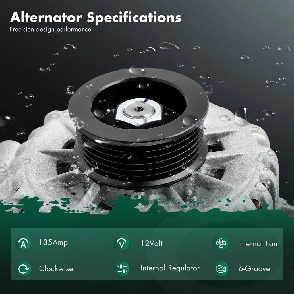 Alternator for Ford Windstar (1999–2003) V6 3.8L 135A XF2U-10300-BE 8253