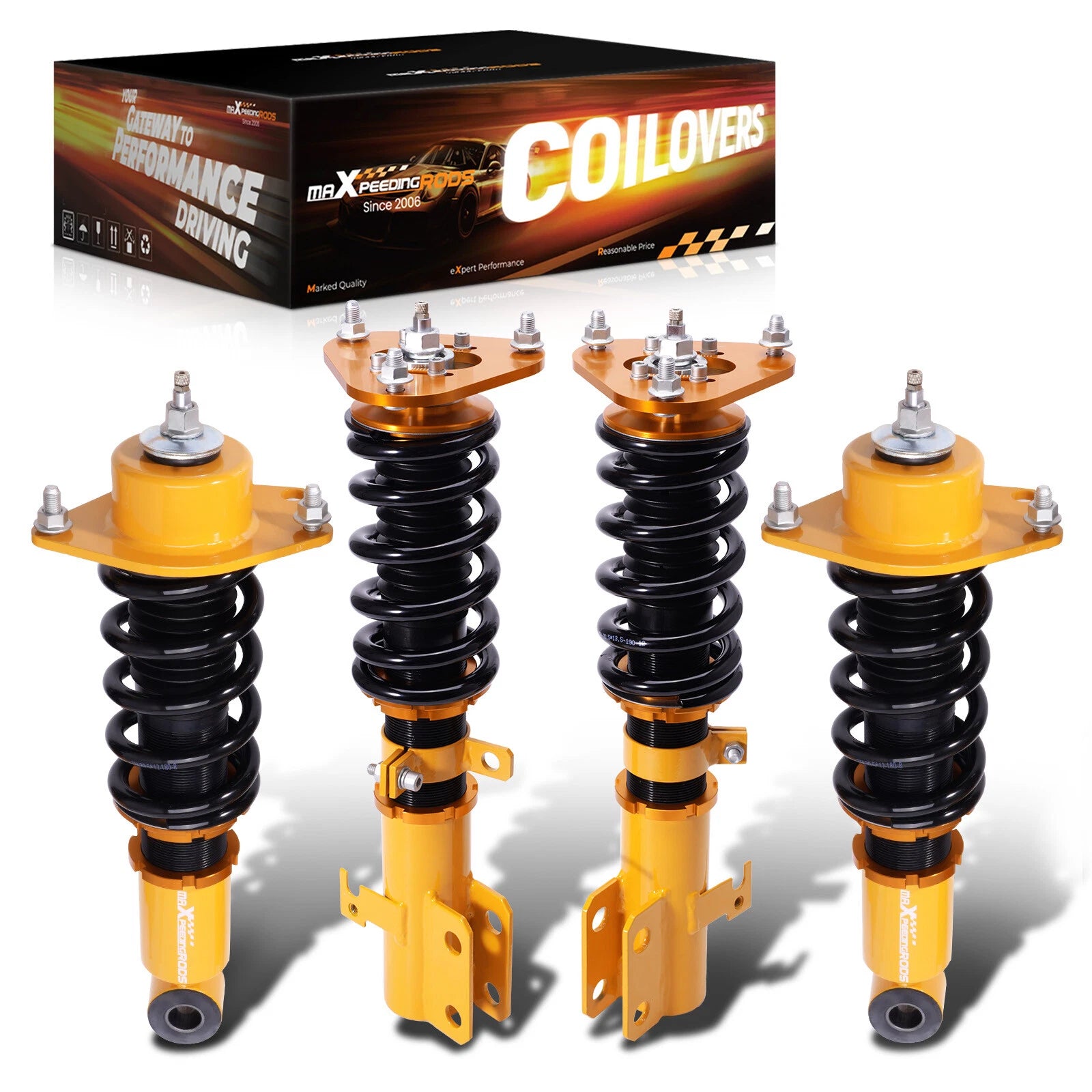 Coilover 24 Way Damper Shocks + Spring Kit for Toyota Corolla (2003-2008)