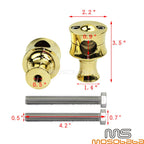 1" Brass Handlebar Riser for Harley Dyna Softail Sportster