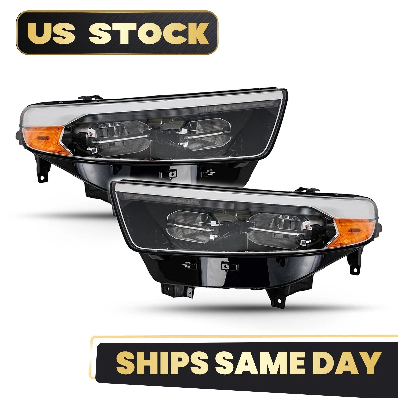 LED Headlights for Ford Explorer (2020–2024) Left Right W/O DRL W/O Module
