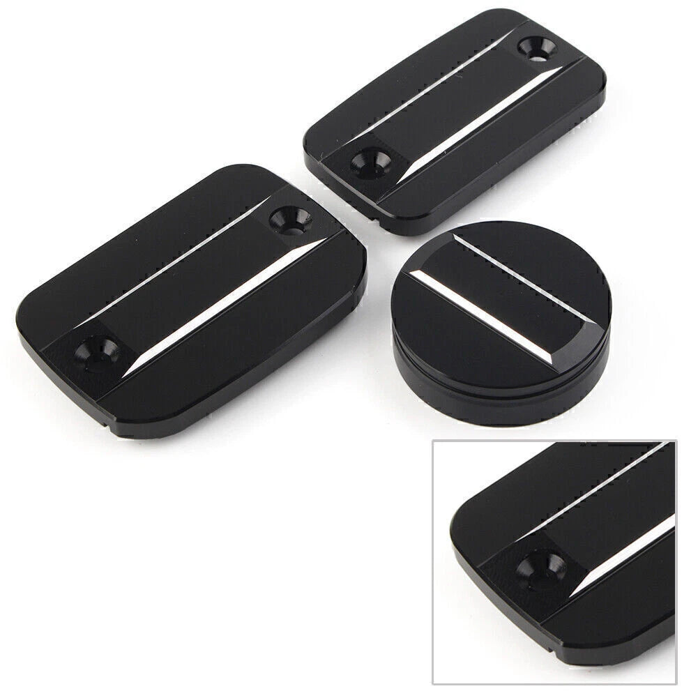 Brake Fluid Reservoir Cap & Rear Brake Cover for Scrambler 1100 800 (2018–2023)