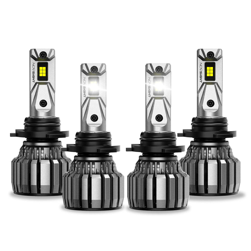 2X NOVSIGHT 9005 9006 LED Headlight Bulbs Kit for Hi/Low Beam (6500K)