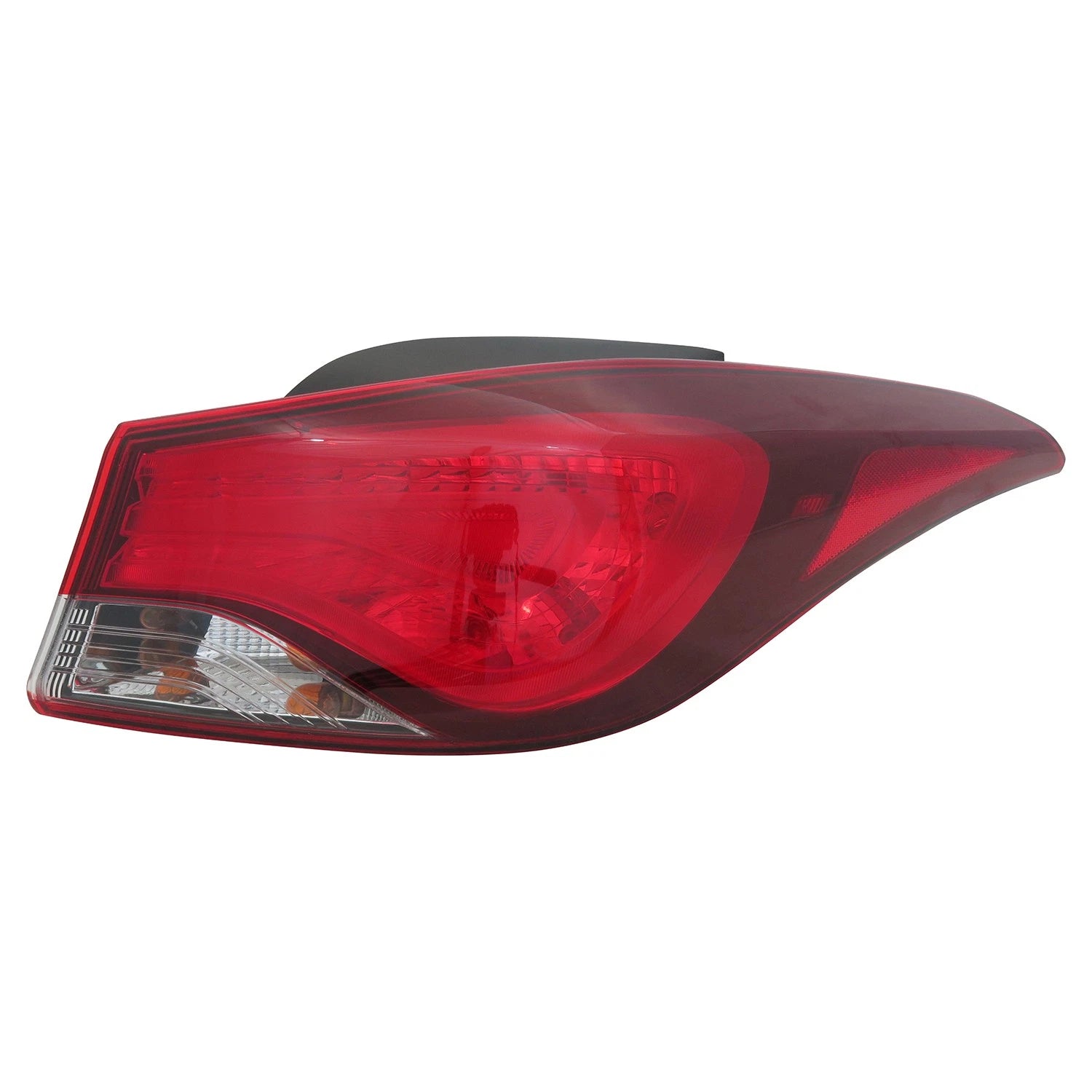 Replacement Passenger Side Outer Tail Light Assembly for 2014-16 Hyundai Elantra