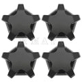 4X Matte Flash 5 Lug Rim Caps for Polaris RZR Turbo R 4 (2022–2024) #1523842-744