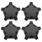 4X Matte Flash 5 Lug Rim Caps for Polaris RZR Turbo R 4 (2022–2024) #1523842-744