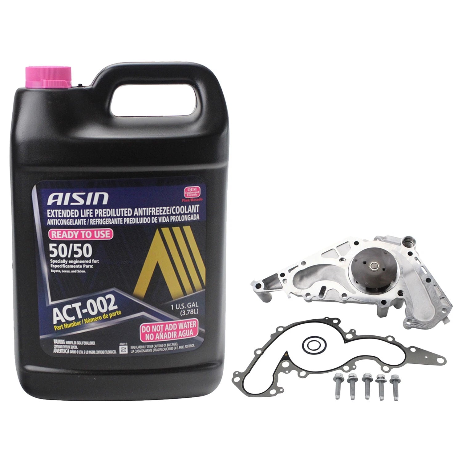 Aisin Water Pump Kit for Toyota 4Runner, LandCruiser 4.7L V8 (2003–2009)