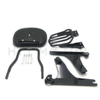 Detachable Passenger Backrest Sissy Bar Rack for Harley Dyna (2006–2017)